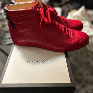 Gucci Men High Top Sneakers